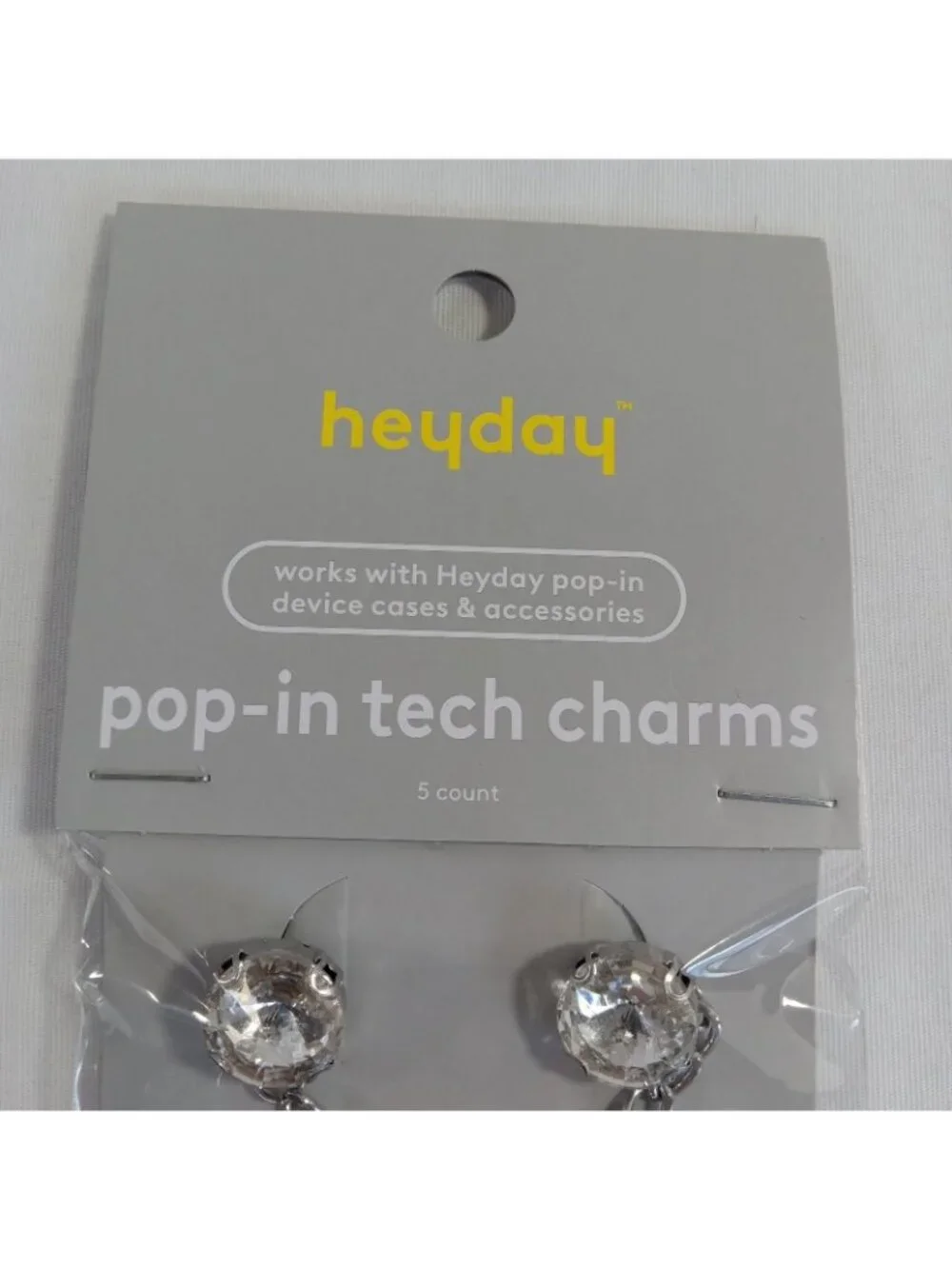 Heyday iPhone 17 Pop-In Phone Case Navy Blue with 5 Pop-In Tech Charms Kit New